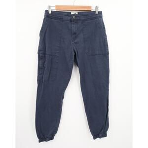 The North Face Pants Blue Navy Cargo Joggers Casual Outdoor Pockets Size 6
